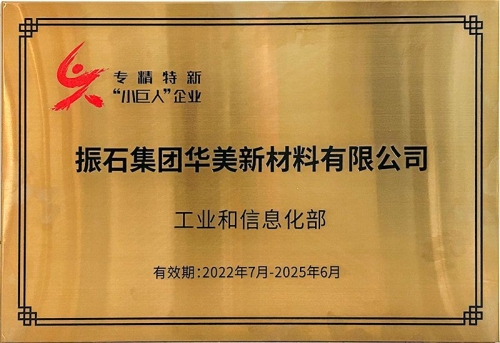 國(guó)家級(jí)專精特新”小巨人“企業(yè)